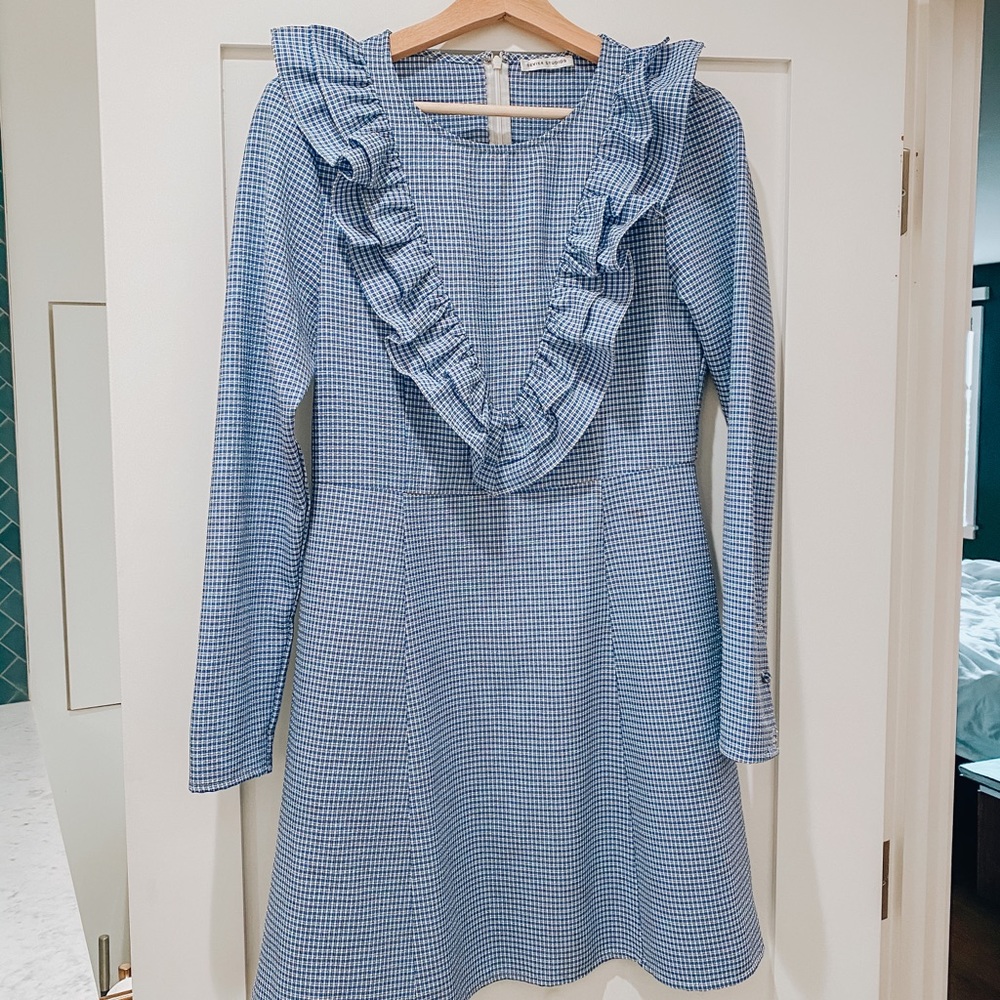 Blue Gingham dress from Dévier Studios